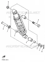 REAR SHOCK ABSORBER for Yamaha XT600E 1997