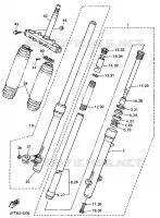 FRONT FORK for Yamaha XT600E 1997