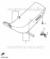 SEAT for Yamaha XT600E 1997