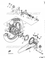 REAR WHEEL for Yamaha XT600E 1997