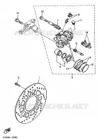 REAR BRAKE CALIPER for Yamaha XT600E 1997