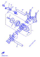 GEAR SHIFT SELECTOR DRUM / FORK for Yamaha XT600E 1997