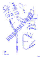 HANDLEBAR & CABLES for Yamaha XT600E 1997