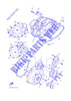 COVER   ENGINE 1 for Yamaha XT600E 2000