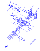 GEAR SHIFT SELECTOR DRUM / FORK for Yamaha XT600N (20.OKW) 1989