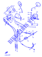 HANDLEBAR & CABLES for Yamaha XT600Z 1990