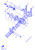 GEAR SHIFT SELECTOR DRUM / FORK for Yamaha XTZ660 1993