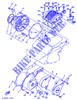 COVER   ENGINE 1 for Yamaha XTZ750 1991