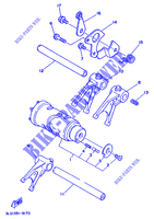 GEAR SHIFT SELECTOR DRUM / FORK for Yamaha XTZ750 1991