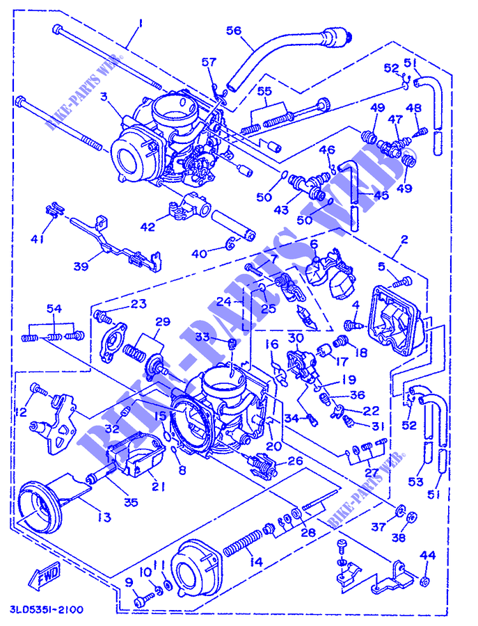 CARBURETOR for Yamaha XTZ750 1993