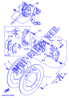 FRONT WHEEL / BRAKE CALIPER for Yamaha XV1100 1995