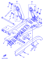 SWINGARM / SHOCK ABSORBER for Yamaha XV125 1998