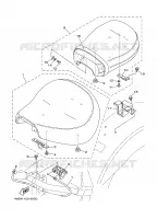 SEAT for Yamaha XV1600A 1999