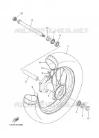 FRONT WHEEL for Yamaha XV1600A 1999