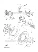 FRONT BRAKE CALIPER for Yamaha XV1600A 1999