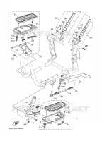 STAND / FOOTREST for Yamaha XV1600A 1999