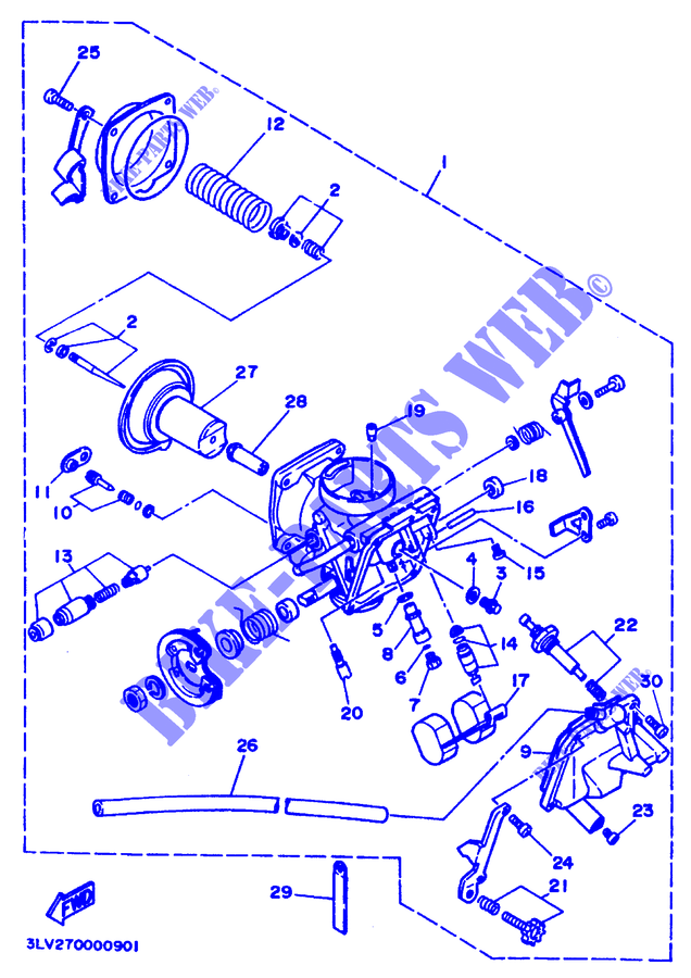 CARBURETOR for Yamaha XV250 1995
