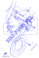 FRONT WHEEL / BRAKE CALIPER for Yamaha XV250 1995