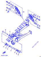 REAR SHOCK ABSORBER / SWINGARM for Yamaha XV535 1990
