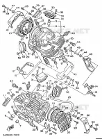 CYLINDER HEAD  for Yamaha XV535 1996