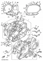 CRANKCASE for Yamaha XV535 1996
