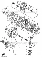 STARTER CLUTCH for Yamaha XV535 1996