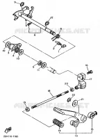 GEAR SHIFT SHAFT / LEVER for Yamaha XV535 1996