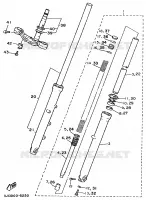 FRONT FORK for Yamaha XV535 1996