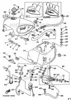 FUEL TANK for Yamaha XV535 1996