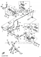 STAND / FOOTREST for Yamaha XV535 1996