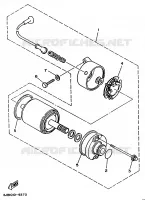 STARTER MOTOR for Yamaha XV535 1996