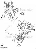CAMSHAFT / TIMING CHAIN for Yamaha XV535 1996