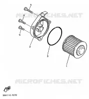 OIL FILTER for Yamaha XV535 1996
