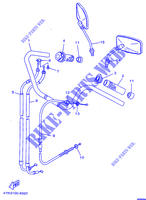 HANDLEBAR & CABLES for Yamaha XV535 1998