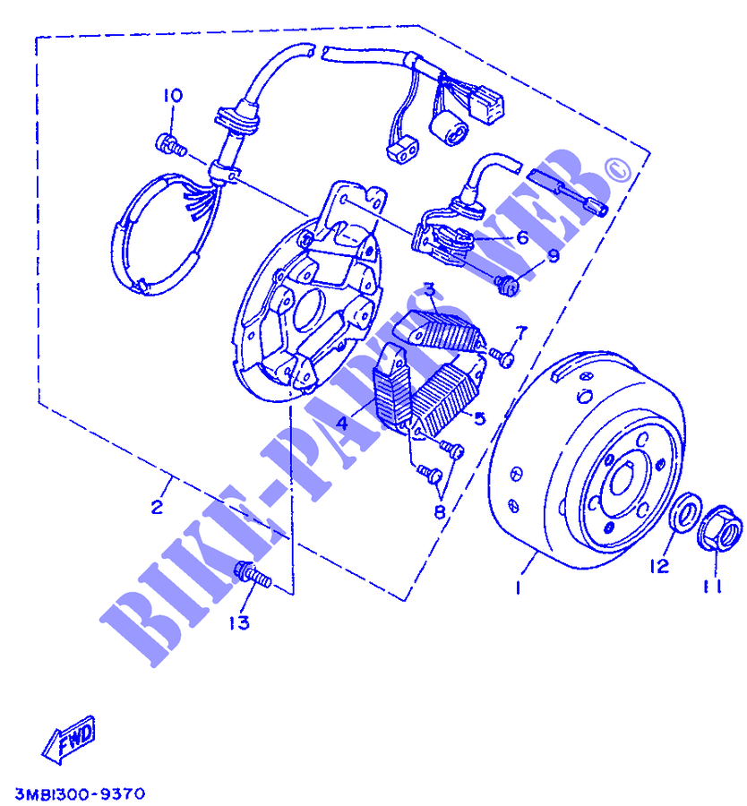 IGNITION for Yamaha DTE125 1991