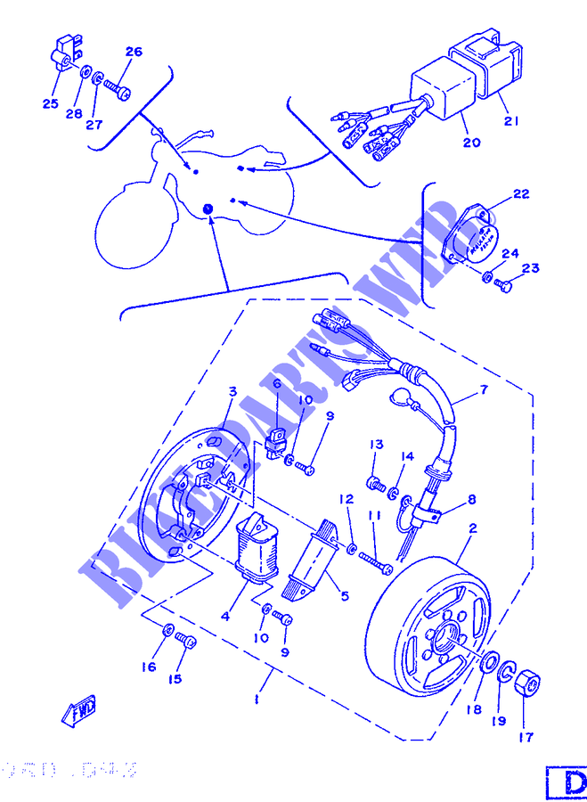 IGNITION for Yamaha DT125MX 1986