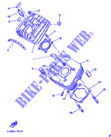 CYLINDER HEAD  for Yamaha DT125MX 1991