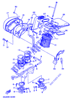 INTAKE for Yamaha XV535 (FLAT) 1996
