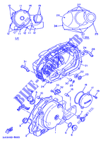 COVER   ENGINE 1 for Yamaha XV535S 1997