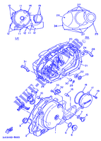 COVER   ENGINE 1 for Yamaha XV535SA 1997