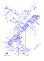 SWINGARM / SHOCK ABSORBER for Yamaha DRAGSTAR 1100 CLASSIC 2003