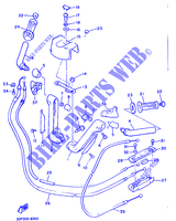 HANDLEBAR & CABLES for Yamaha XVZ12TD 1988