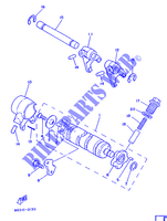 GEAR SHIFT SELECTOR DRUM / FORKS for Yamaha DT50MX 1986