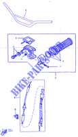 HANDLEBAR / RIGHT HANDLE for Yamaha DT50R 1997
