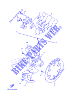 REAR BRAKE CALIPER for Yamaha YZ125 2000