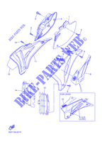 SIDE COVER for Yamaha YZ450F 2006
